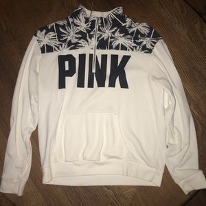 Pink VS quarter zip pullover